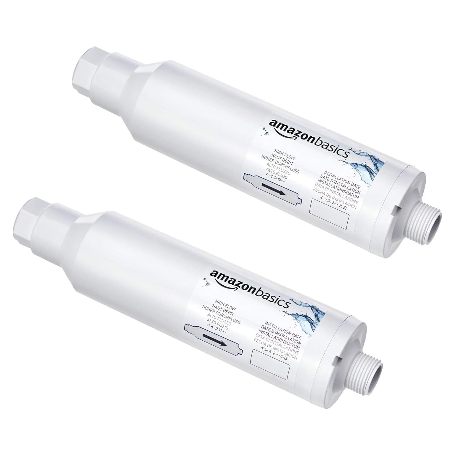 Filtro de Agua Inline Amazon Basics EWF-8056-2, Paquete de 2