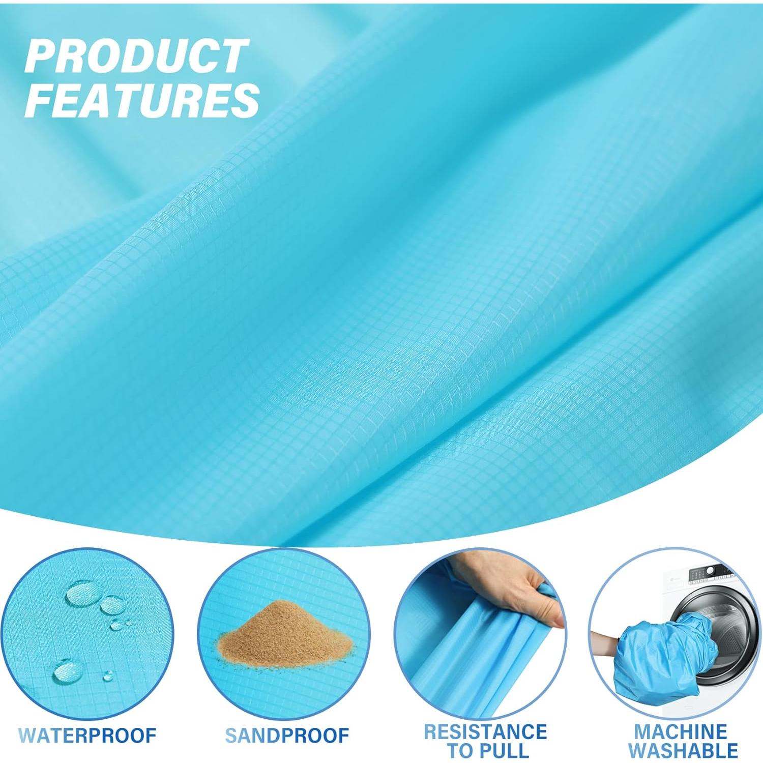 Manta de Playa Extra Grande Famstar 200x205 cm Impermeable