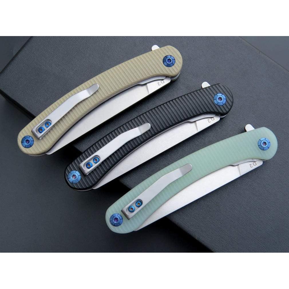 Cuchillo Plegable Eafengrow EF939 con Hoja D2 y Mango G10