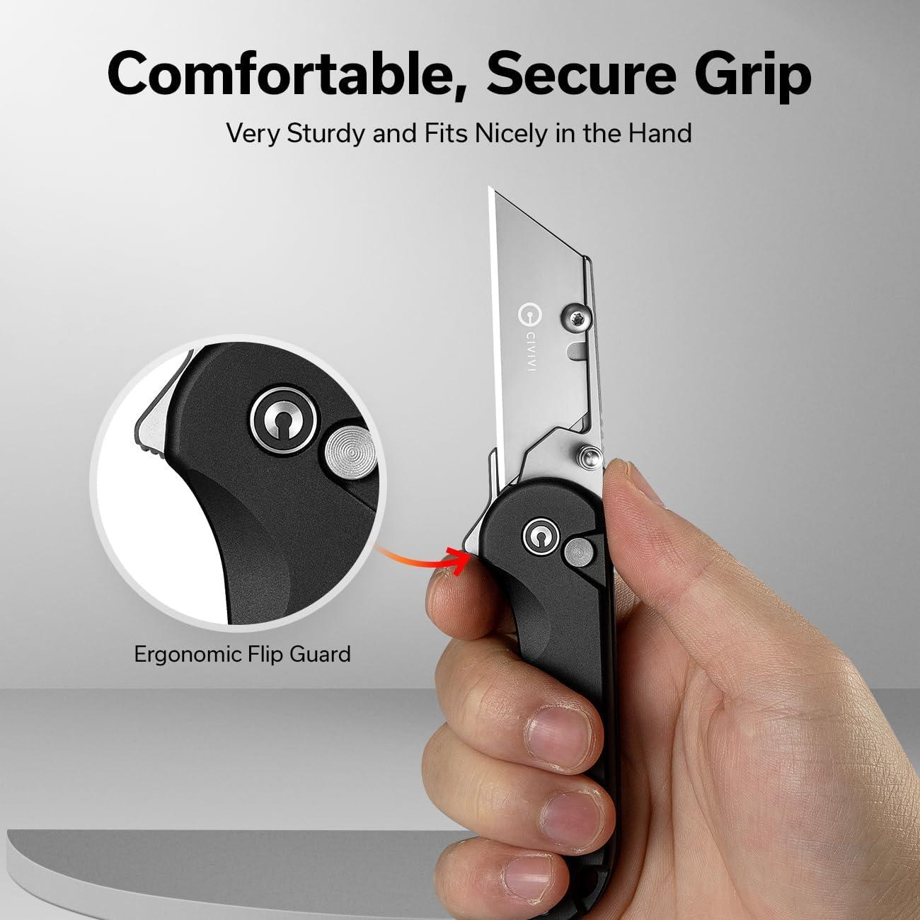 Cuchillo Utility Plegable CIVIVI Elementum con 3 Cuchillas