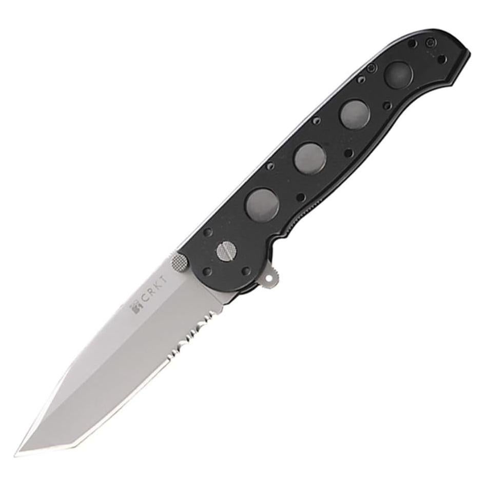 Cuchillo Plegable CRKT M16-12Z EDC Negro Hoja Serrada 100 mm