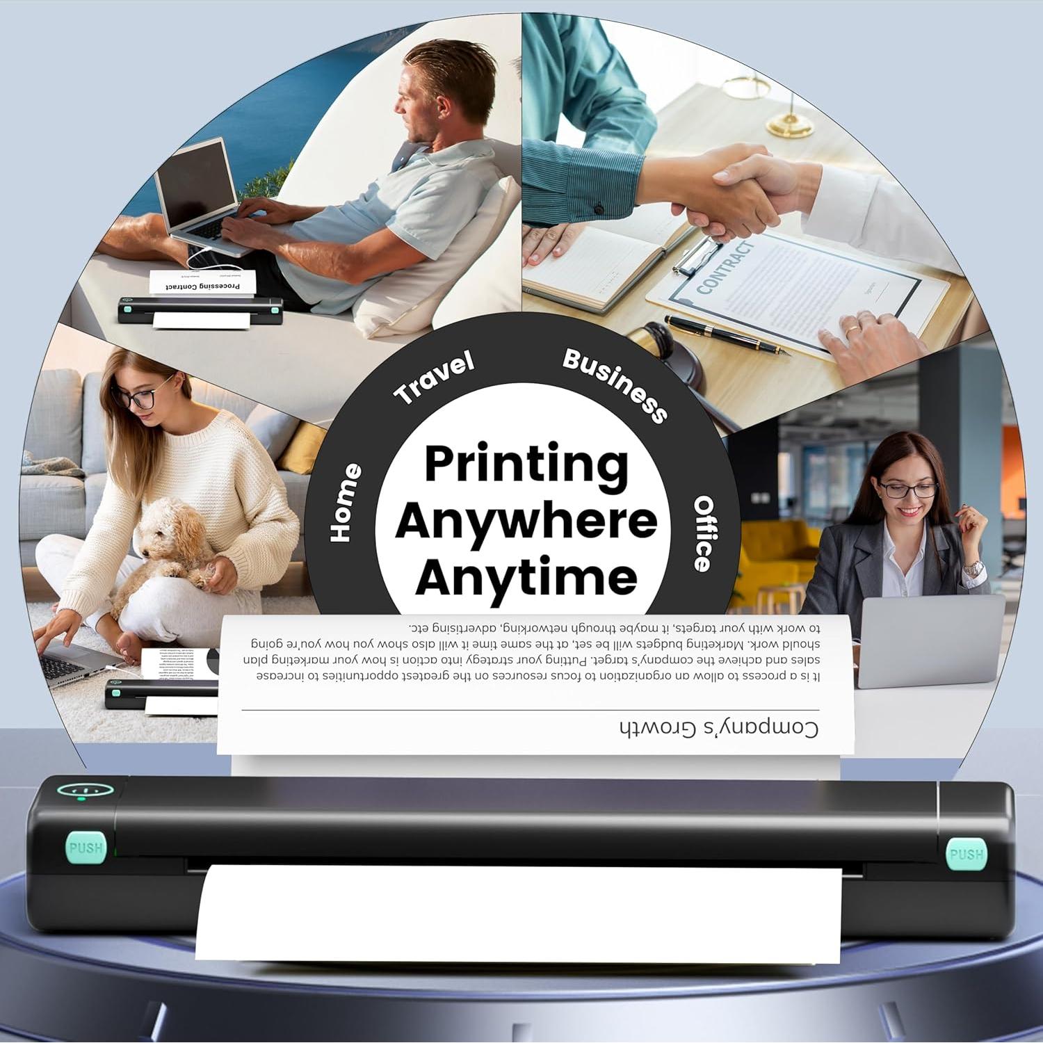 Impresora Portátil Phomemo M08F Bluetooth Térmica 203DPI