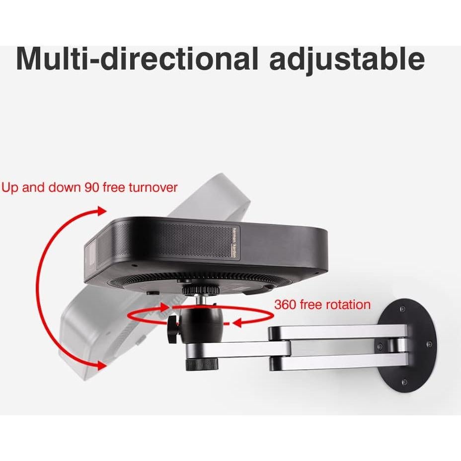 Soporte de proyector ajustable Liboer ZY28-1 de aluminio