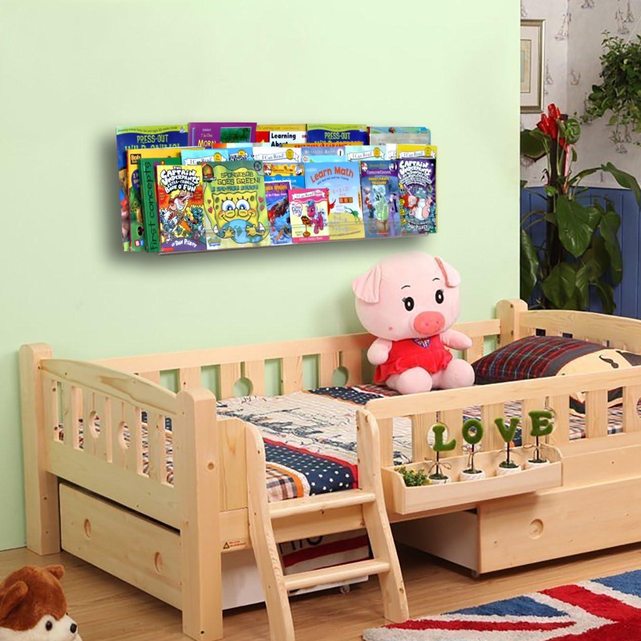 Estante Flotante Invisible NIUBEE 61 cm Acrílico Transparente