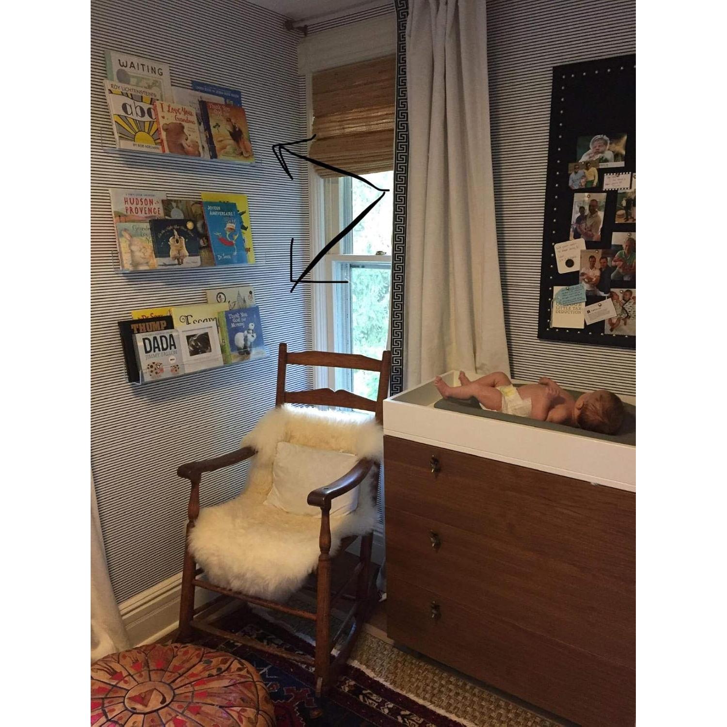 Estante Flotante Invisible NIUBEE 61 cm Acrílico Transparente