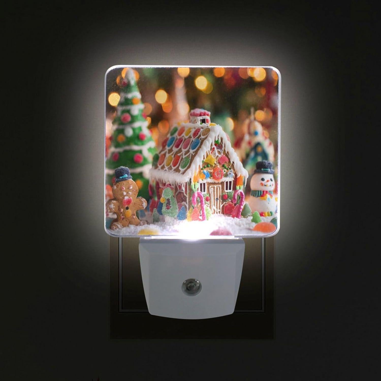 Juego de 2 luces nocturnas LED Annisoul con sensor automático