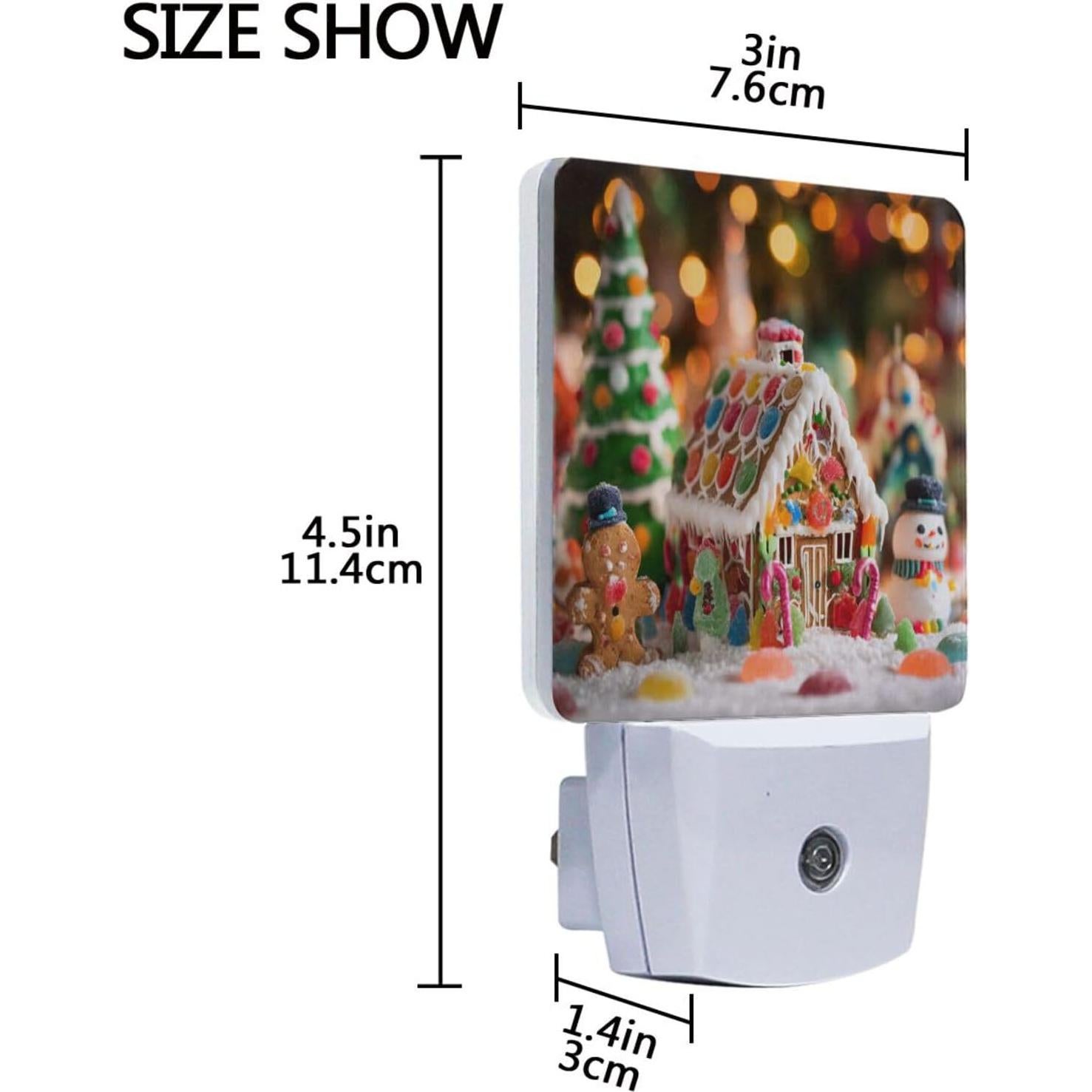 Juego de 2 luces nocturnas LED Annisoul con sensor automático