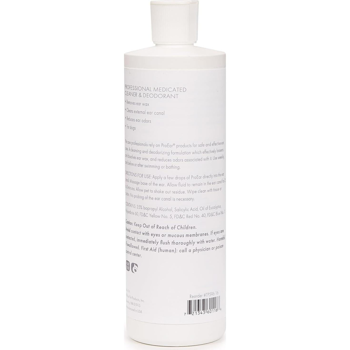 Limpiador de Oídos Medicado Top Performance ProEar 473 ml