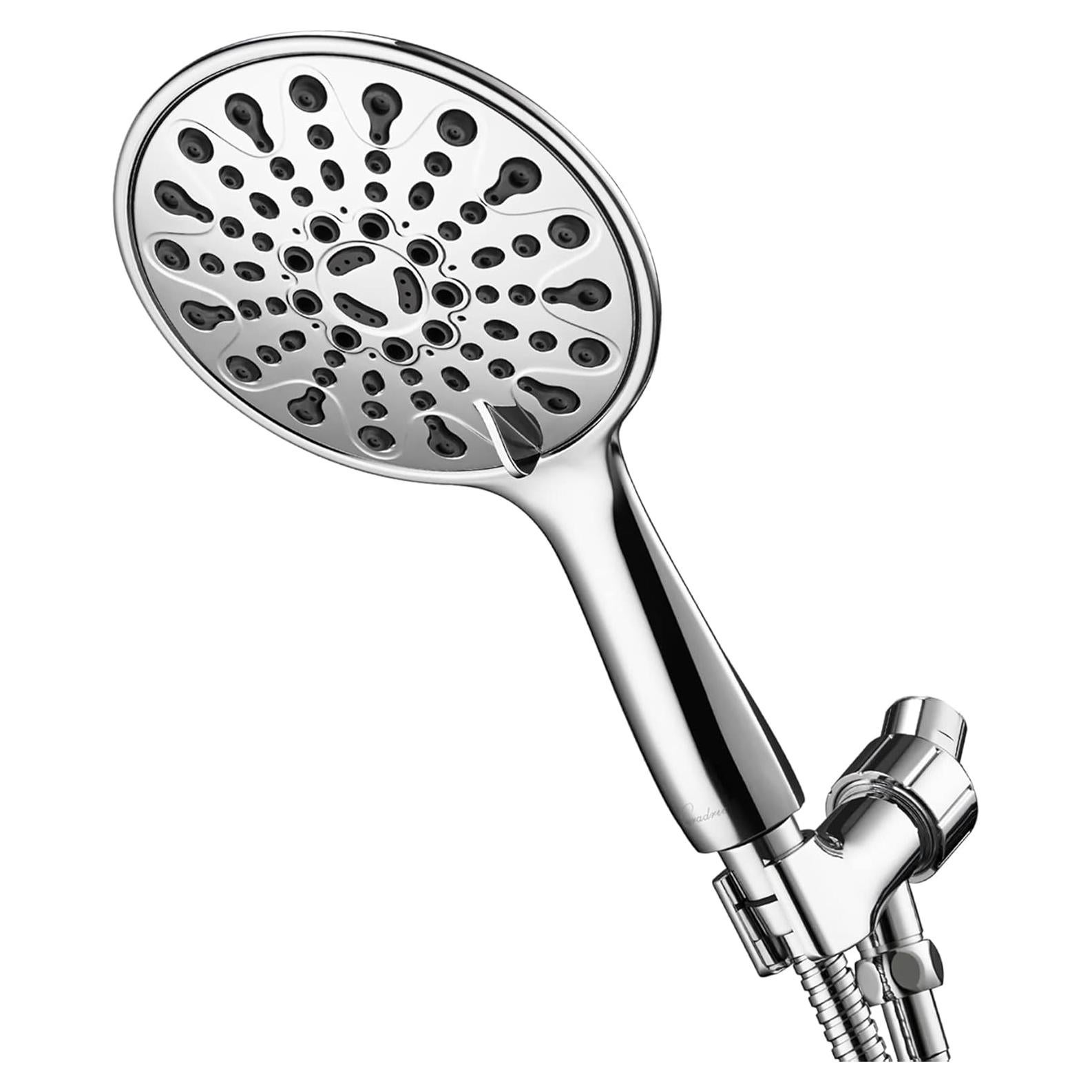 Cabezal de Ducha de Mano Couradric Cromo 6" 6 Modos Alta Presión