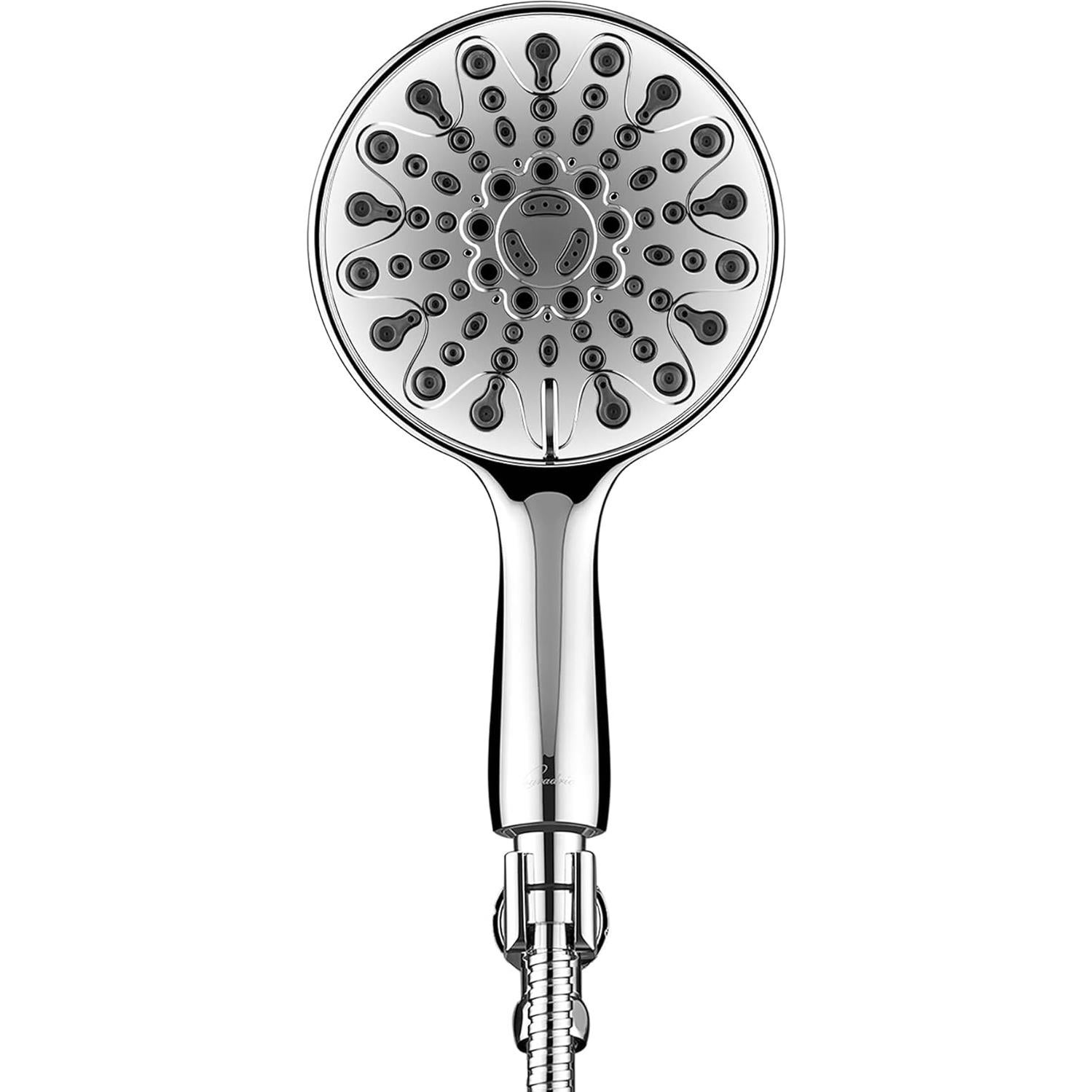 Cabezal de Ducha de Mano Couradric Cromo 6" 6 Modos Alta Presión