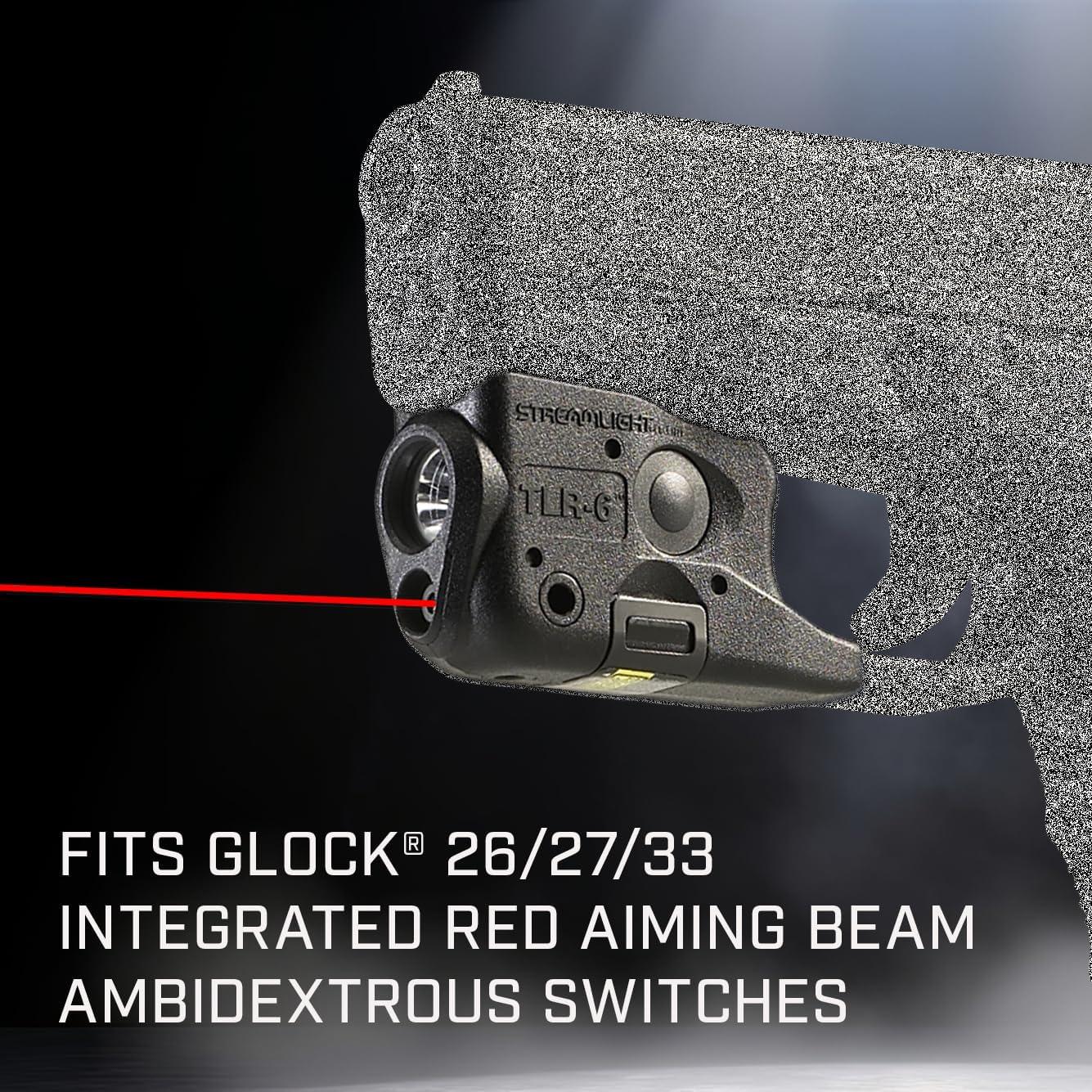 Streamlight TLR-6 Luz Táctica 100 Lúmenes con Láser Rojo para Glock