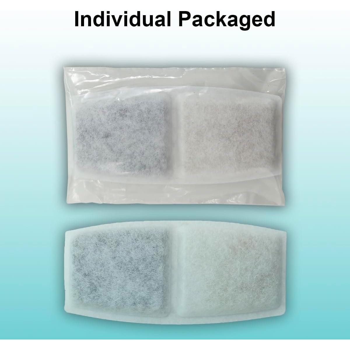 Filtros de agua para gatos GinGine 3.2L - 6 filtros + 2 esponjas