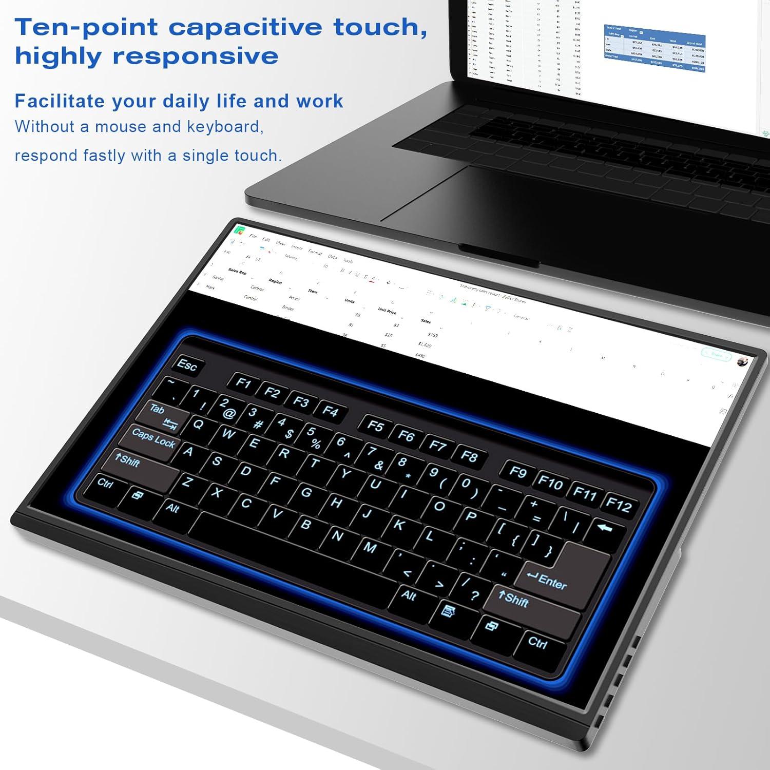 Monitor Portátil 16" FHD 1920x1200 Touchscreen USB-C