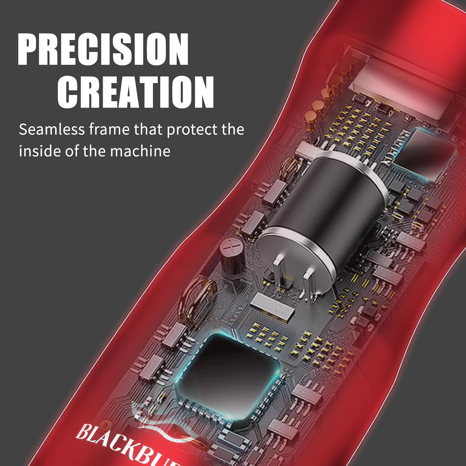 Kit de Tatuaje Completo BLACKBUDDA para Principiantes - Rojo