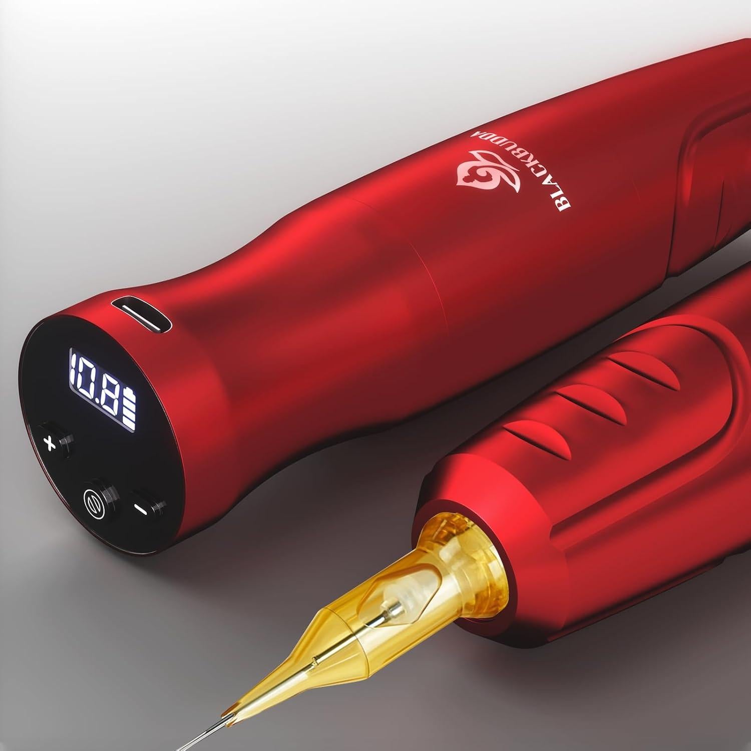 Kit de Tatuaje Completo BLACKBUDDA para Principiantes - Rojo