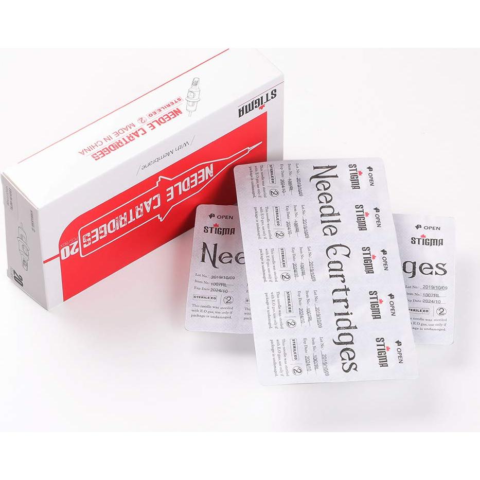 Cartuchos de Agujas de Tatuaje Desechables STIGMA EN05 20Pcs