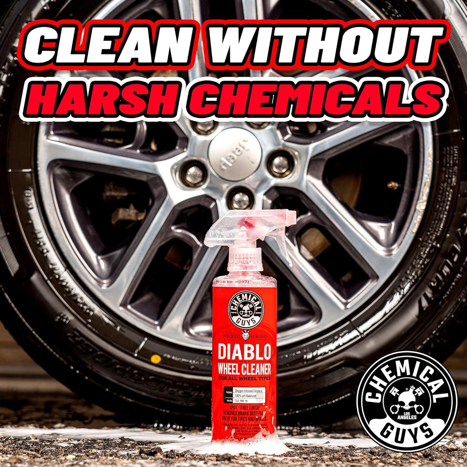 Limpiador de Ruedas Sprayable Diablo Chemical Guys 2 Paquetes 16 oz