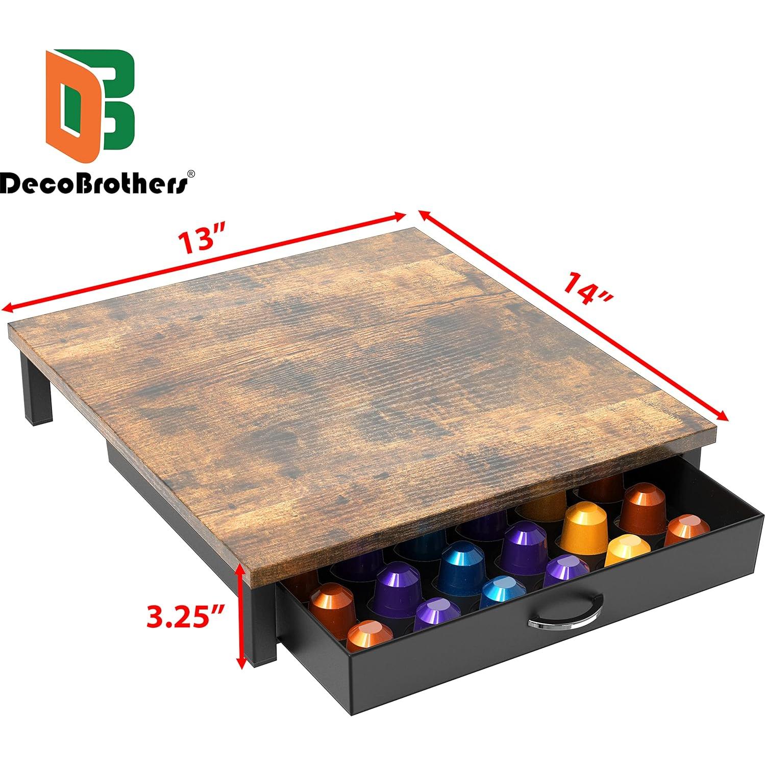 Cajón de madera Deco Brothers para 42 cápsulas Nespresso Original