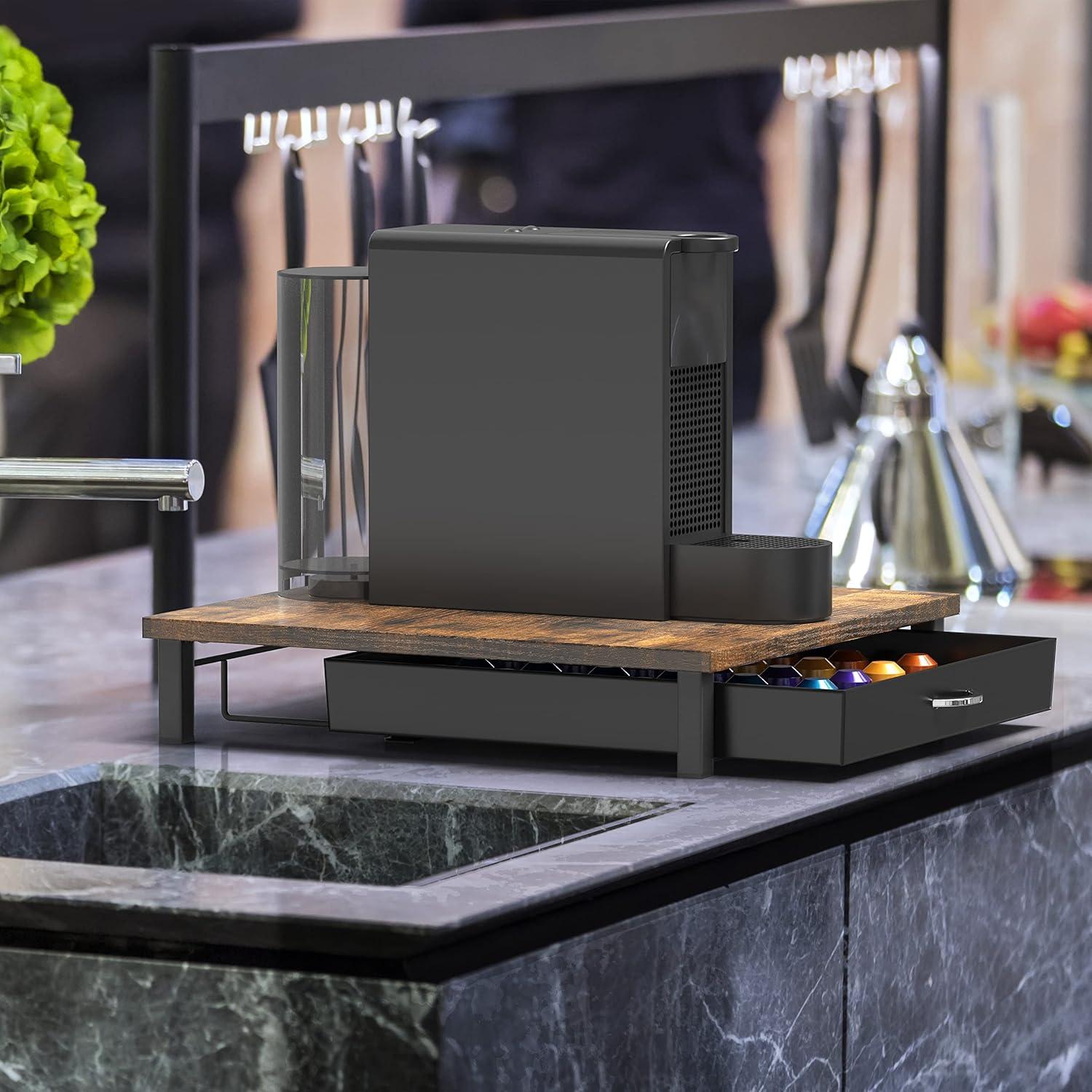 Cajón de madera Deco Brothers para 42 cápsulas Nespresso Original