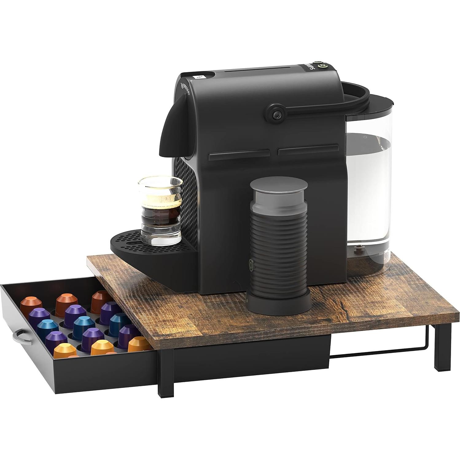Cajón de madera Deco Brothers para 42 cápsulas Nespresso Original