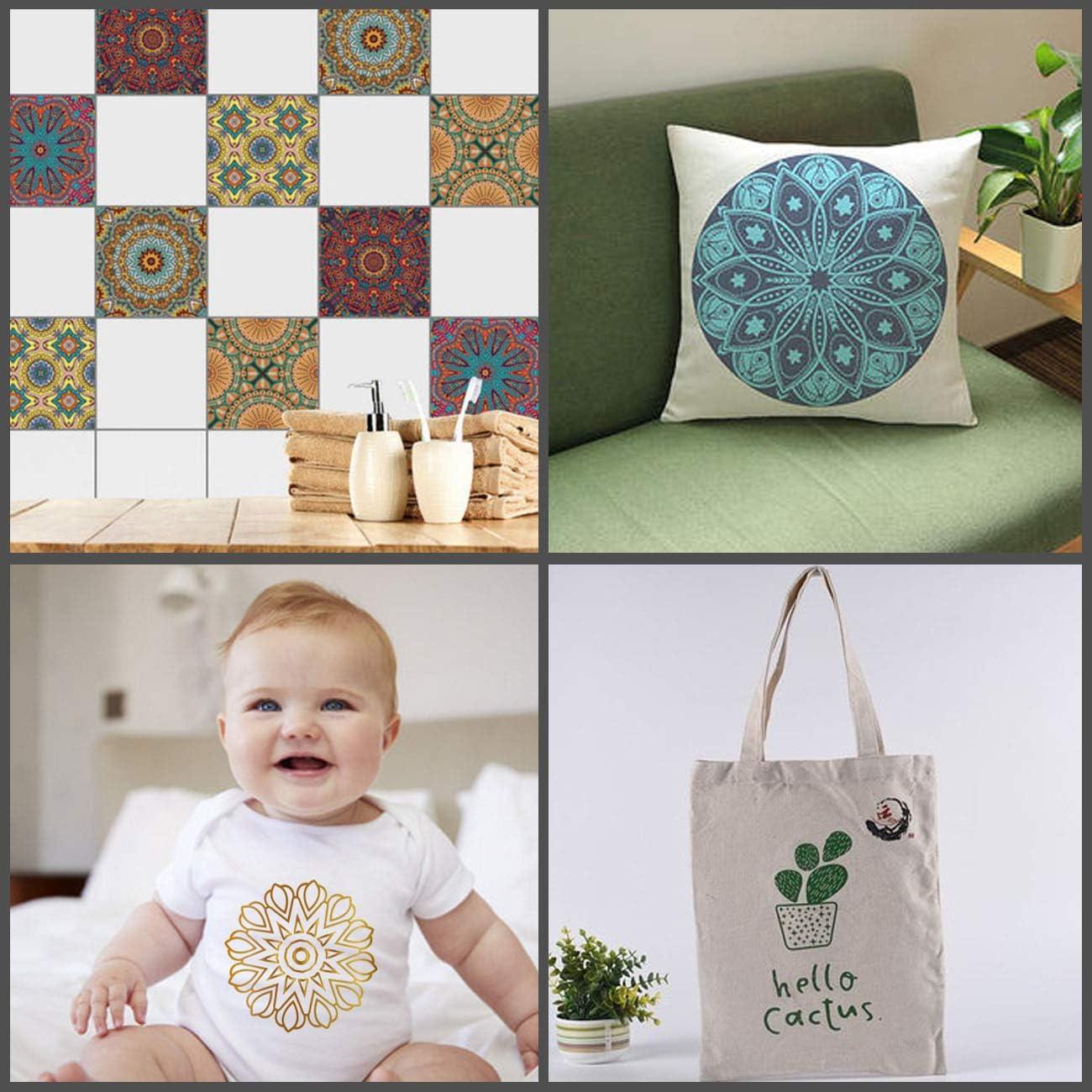 Paquete de 24 Hojas de Plantilla Mylar 30x30cm Sakola 4mil