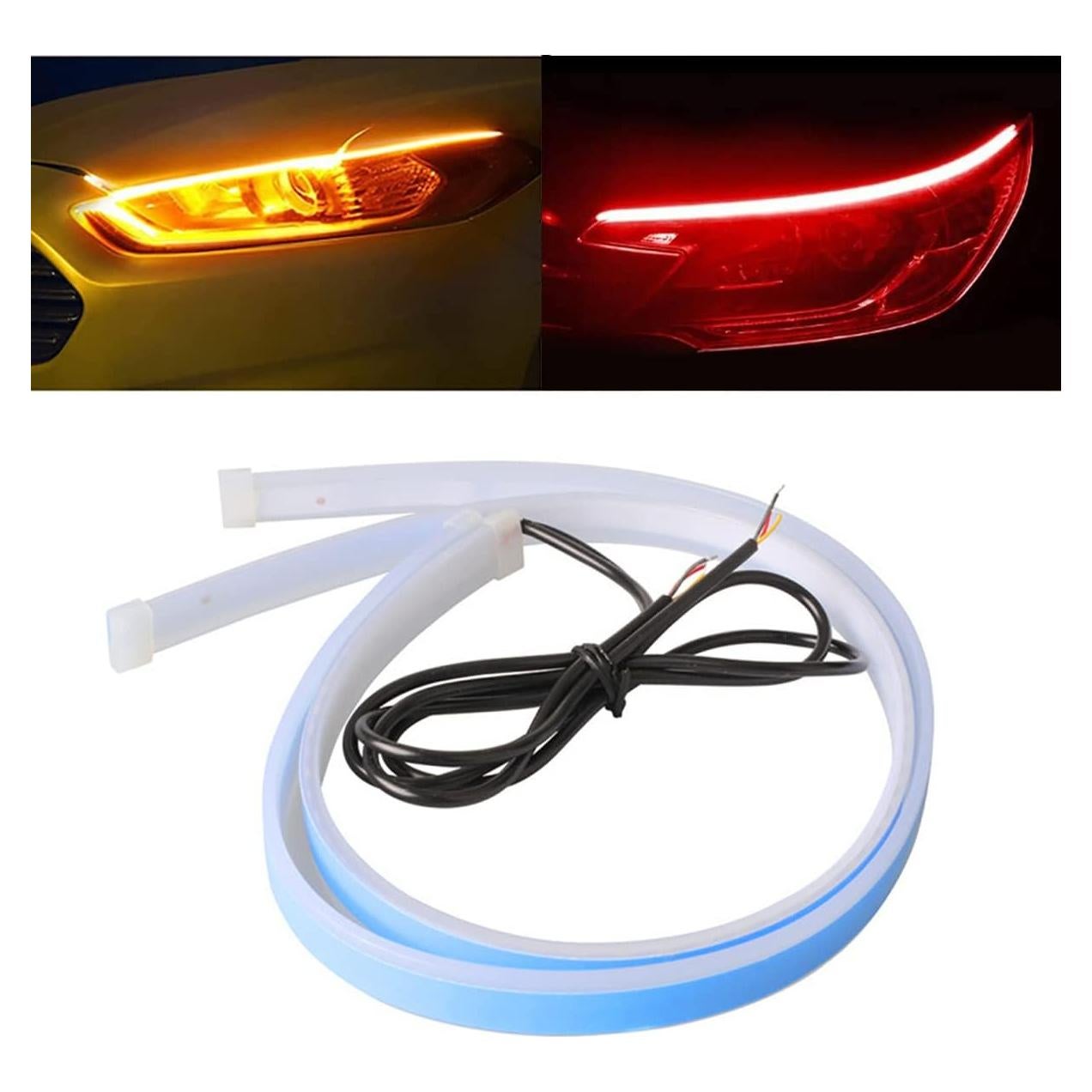 Tira LED Flexible TEKSHINNY 60.96 cm Doble Color Rojo Amarillo