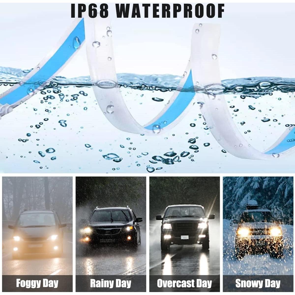 Tira LED Flexible TEKSHINNY 60.96 cm Doble Color Rojo Amarillo