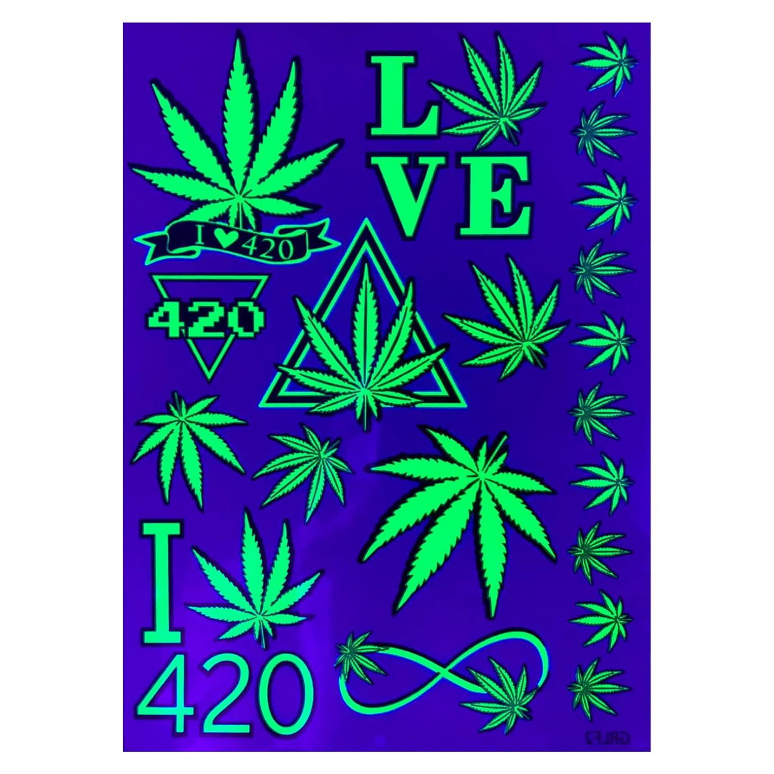 Tatuajes Temporales de Luz Negra d'IRIS Studio - Alienígenas