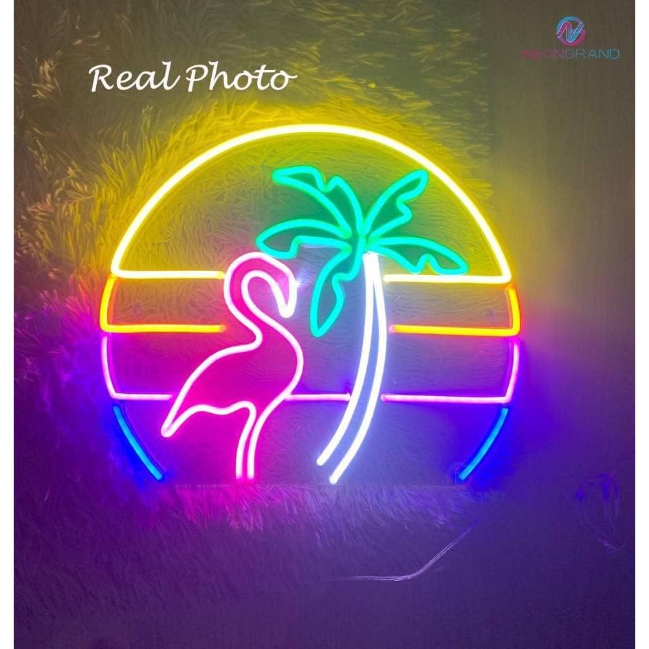 Cartel de Neón LED Flamenco NEONGRAND 38x30.5 cm Decoración