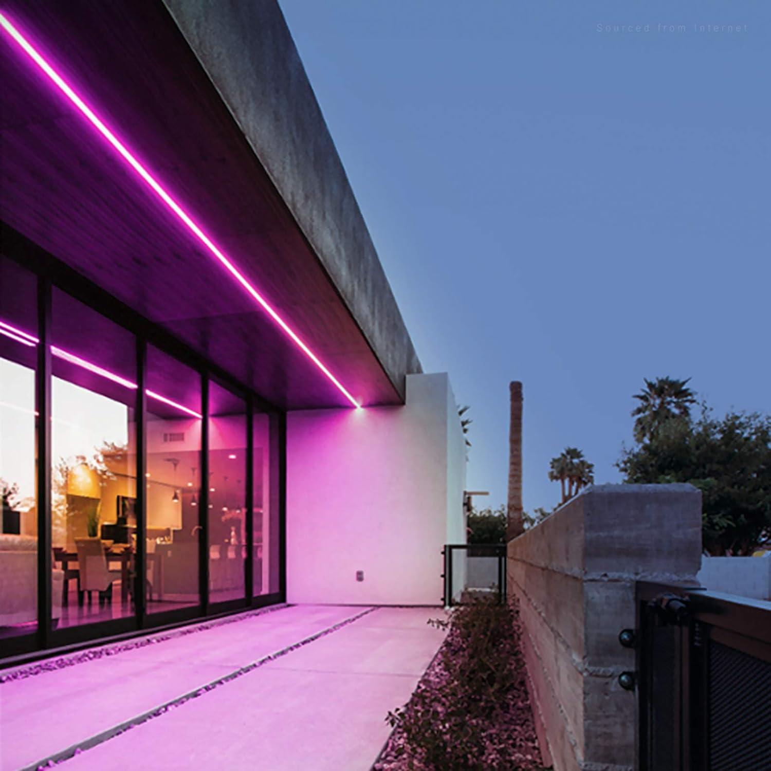 Luz de Cuerda LED Neón Rosa TORCHSTAR 15m IP67 Conectable