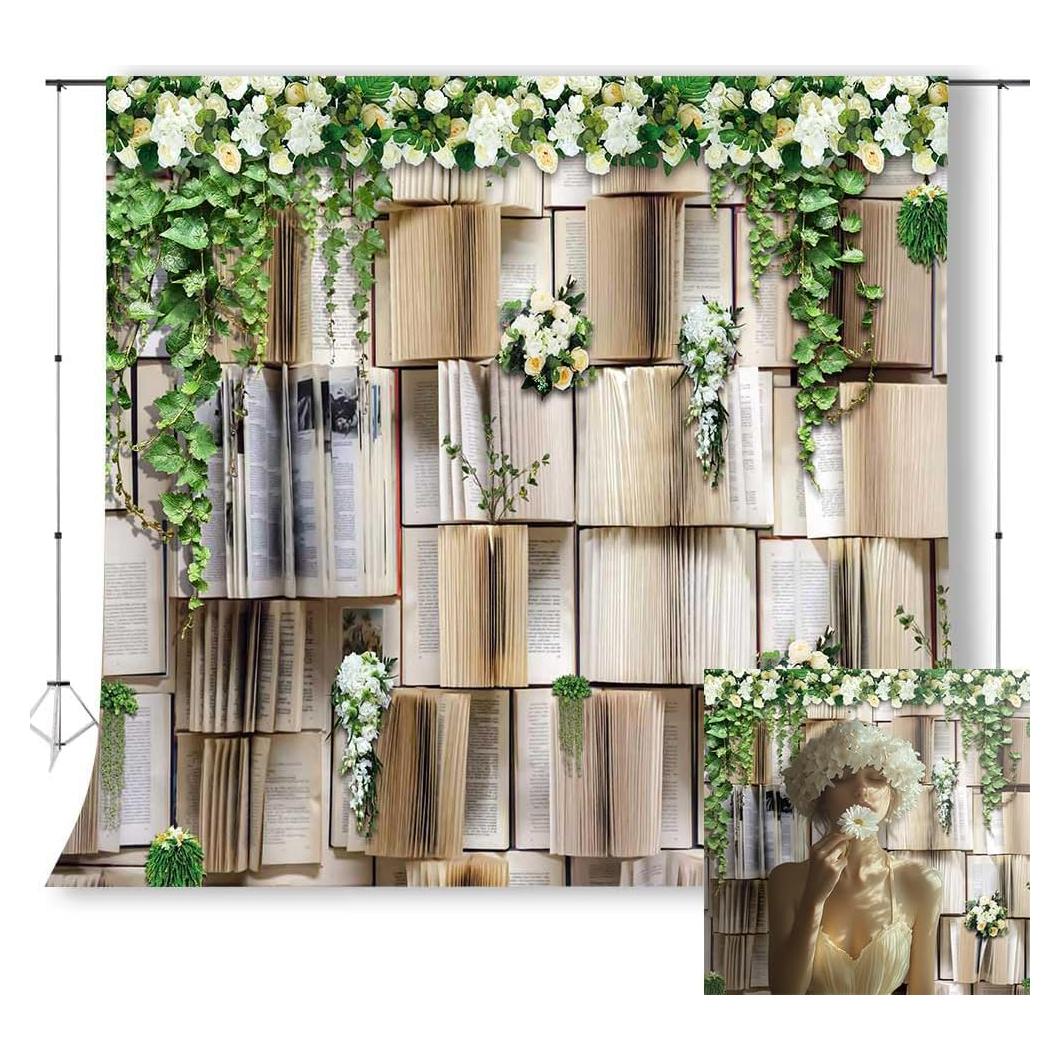 Fondo de Fotografía 3x3m KUKUSOUL Vinilo Verde Personalizado