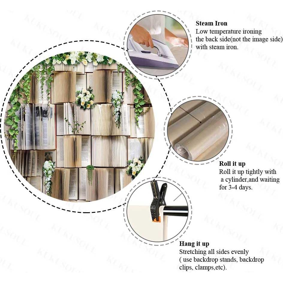 Fondo de Fotografía 3x3m KUKUSOUL Vinilo Verde Personalizado