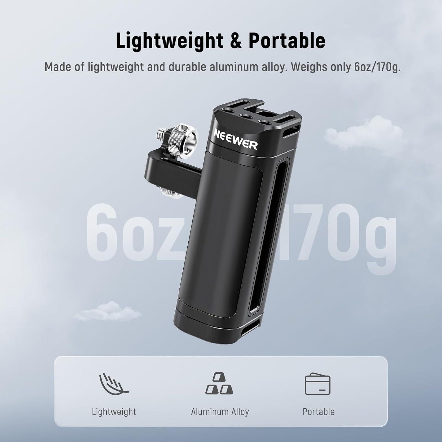 Mango Lateral NEEWER CA022H para Jaula de Cámara DSLR