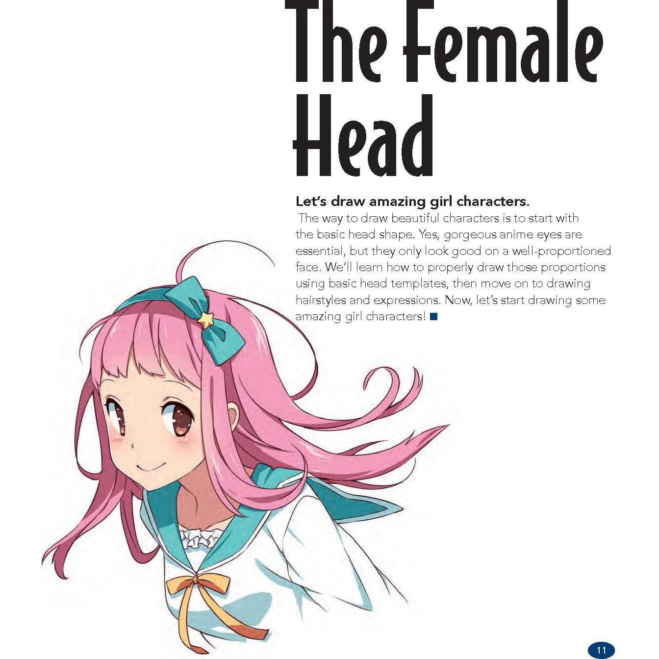 Master Guide to Drawing Anime: Amazing Girls: How to Draw Essential Character Types from Simple Templates – A How to Draw Anime / Manga Step by Step ... Master Guide to Drawing Anime) (Volume 2)