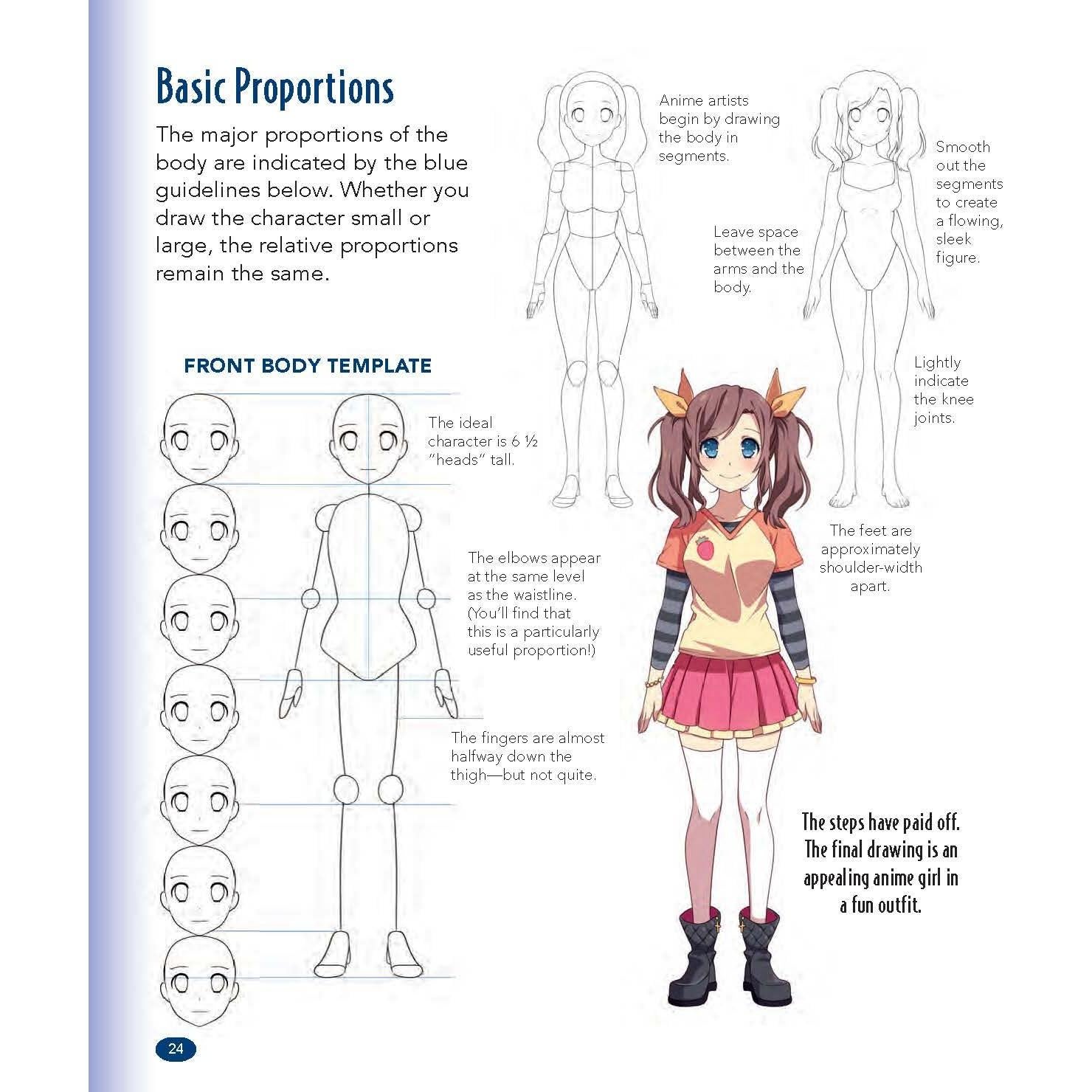 Master Guide to Drawing Anime: Amazing Girls: How to Draw Essential Character Types from Simple Templates – A How to Draw Anime / Manga Step by Step ... Master Guide to Drawing Anime) (Volume 2)