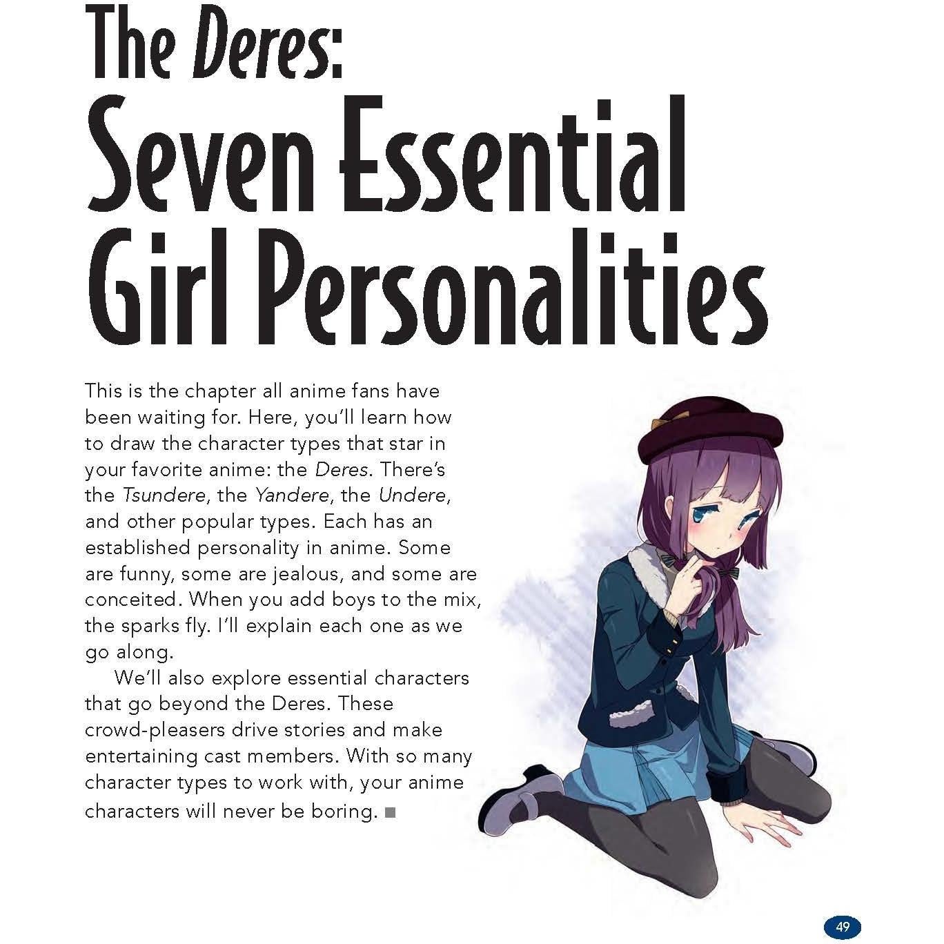 Master Guide to Drawing Anime: Amazing Girls: How to Draw Essential Character Types from Simple Templates – A How to Draw Anime / Manga Step by Step ... Master Guide to Drawing Anime) (Volume 2)