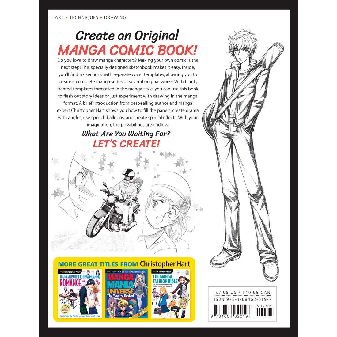 Manga Mania Blank Book: Draw Your Own Manga Comic Book!