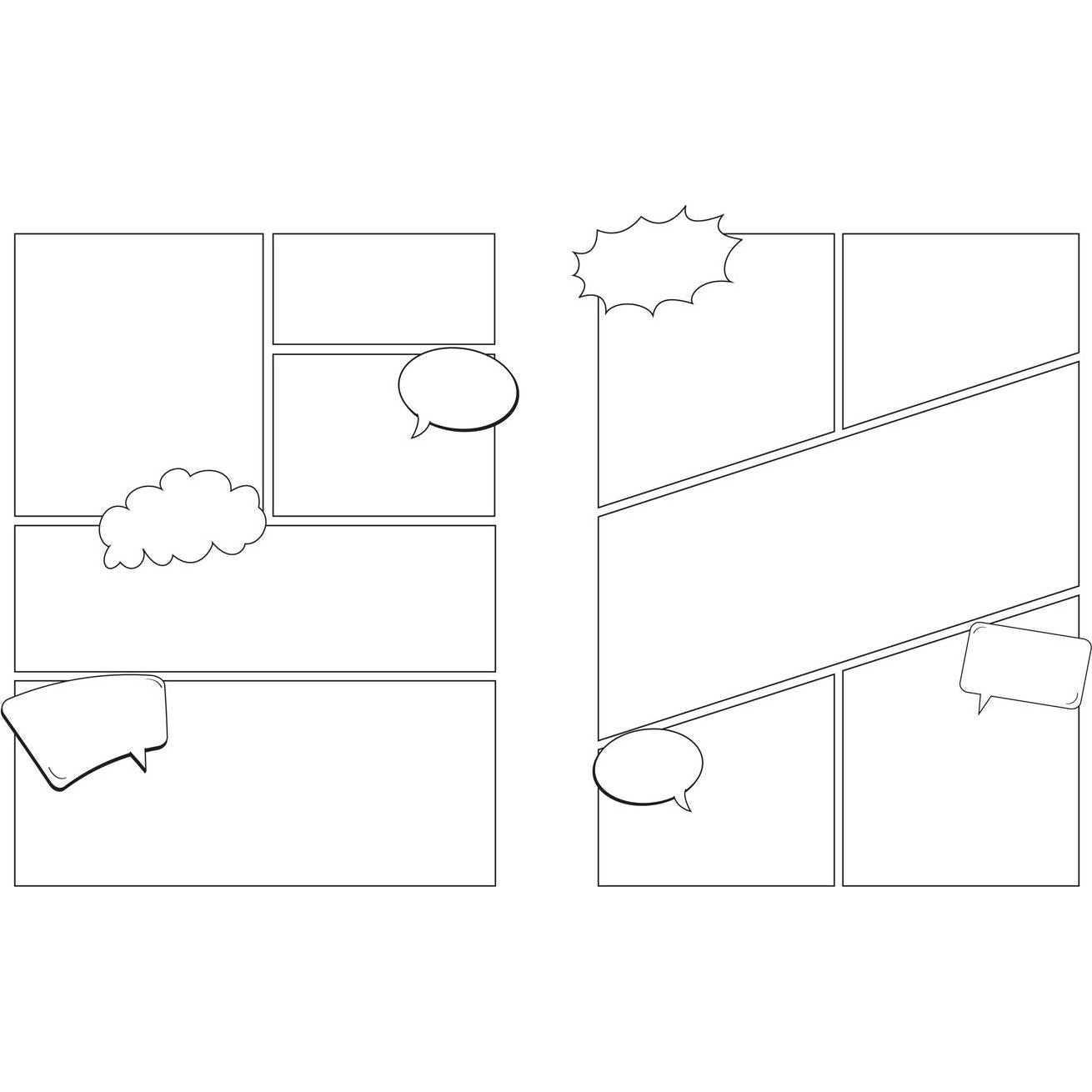 Manga Mania Blank Book: Draw Your Own Manga Comic Book!