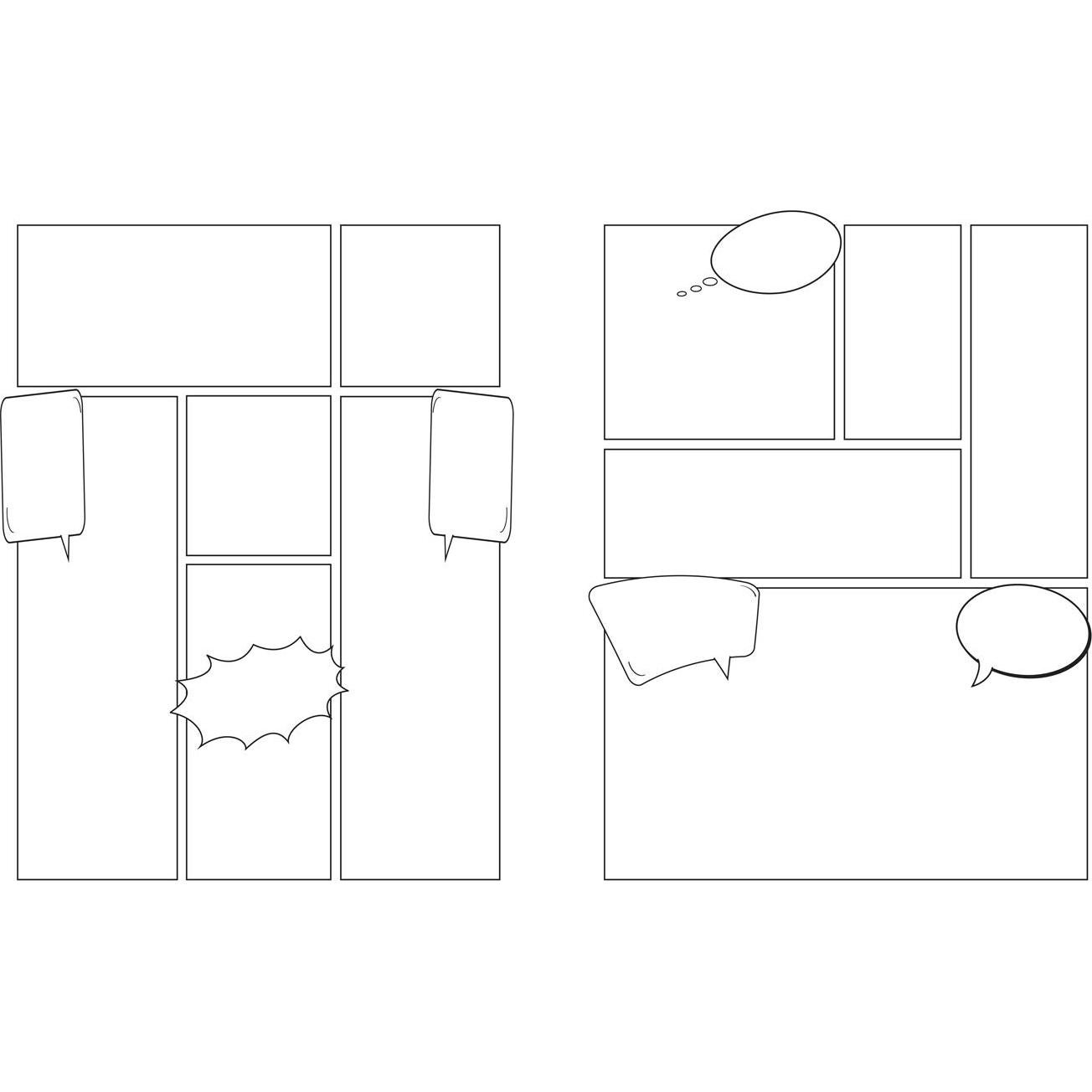 Manga Mania Blank Book: Draw Your Own Manga Comic Book!