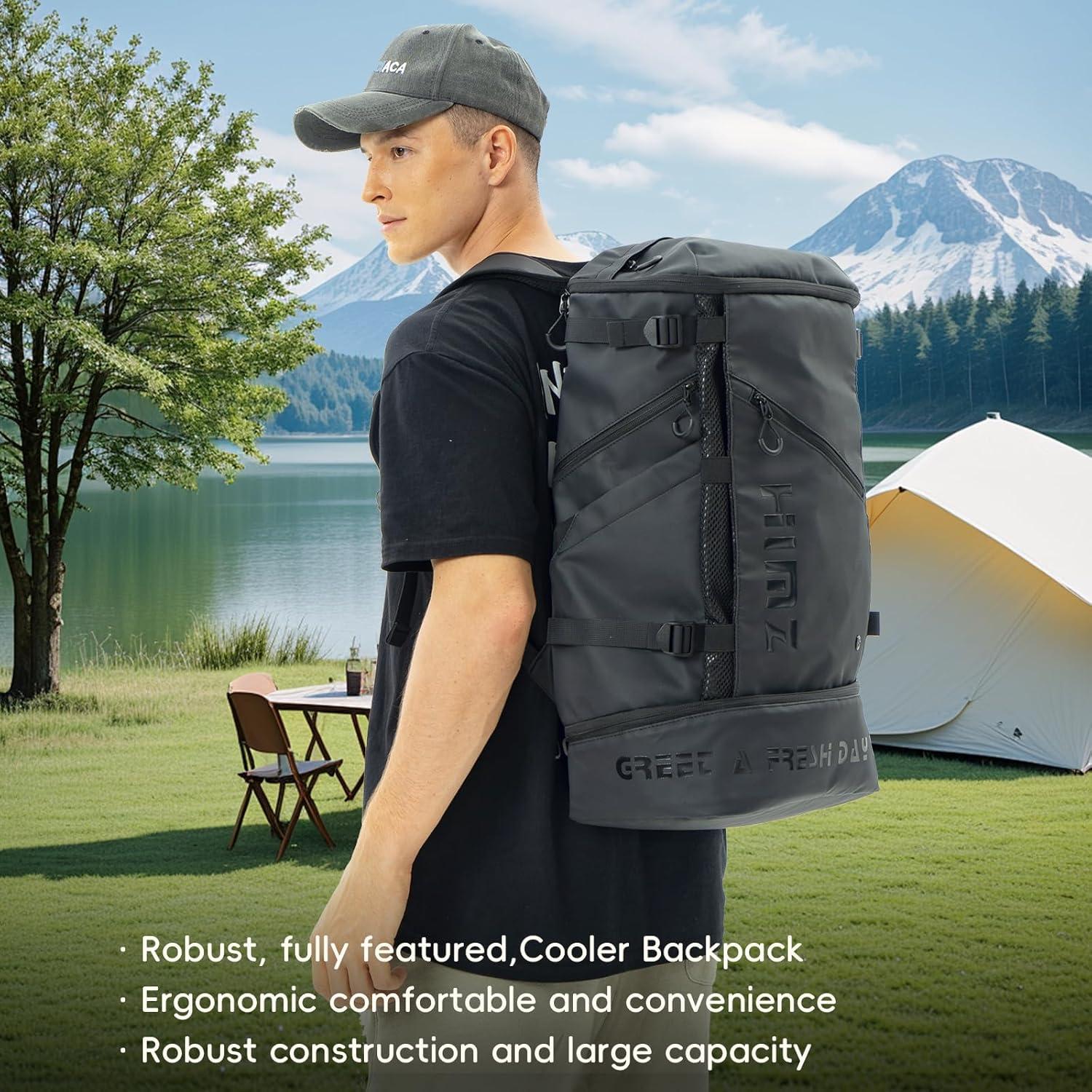 Mochila de Camping Impermeable HIMZ WARRIOR 35L para Laptop