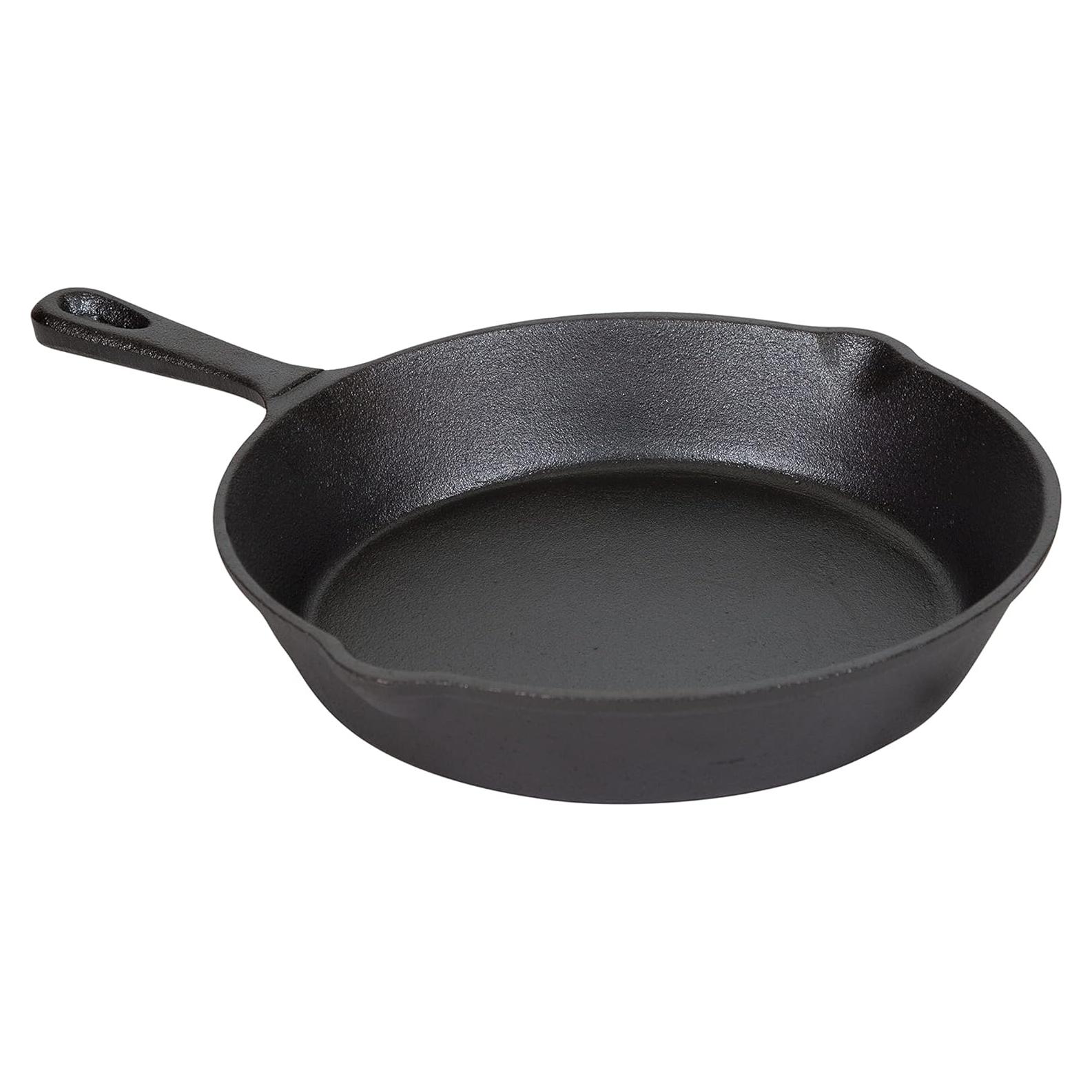 Sartén de Hierro Fundido Pre-Sazonado Stansport 25.4 cm