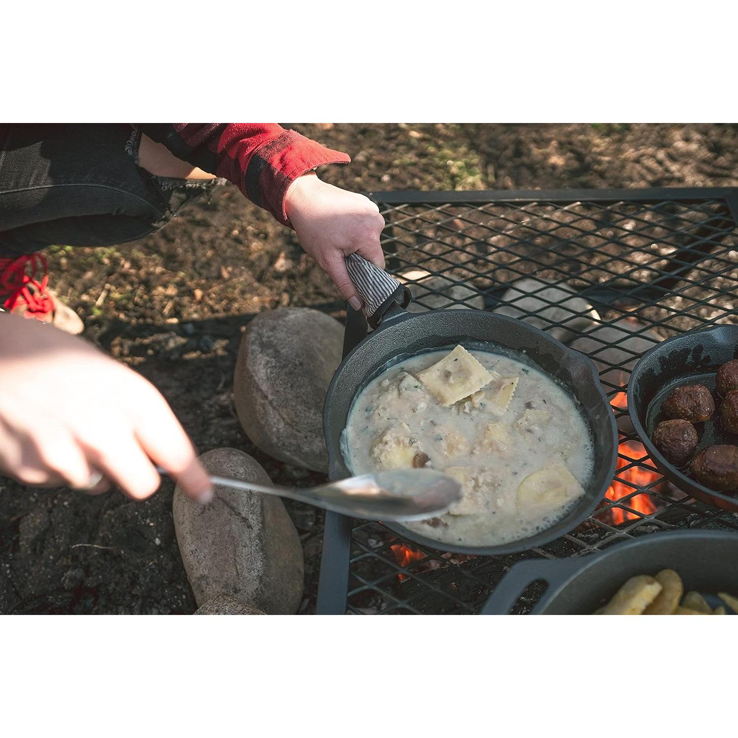 Sartén de Hierro Fundido Pre-Sazonado Stansport 25.4 cm