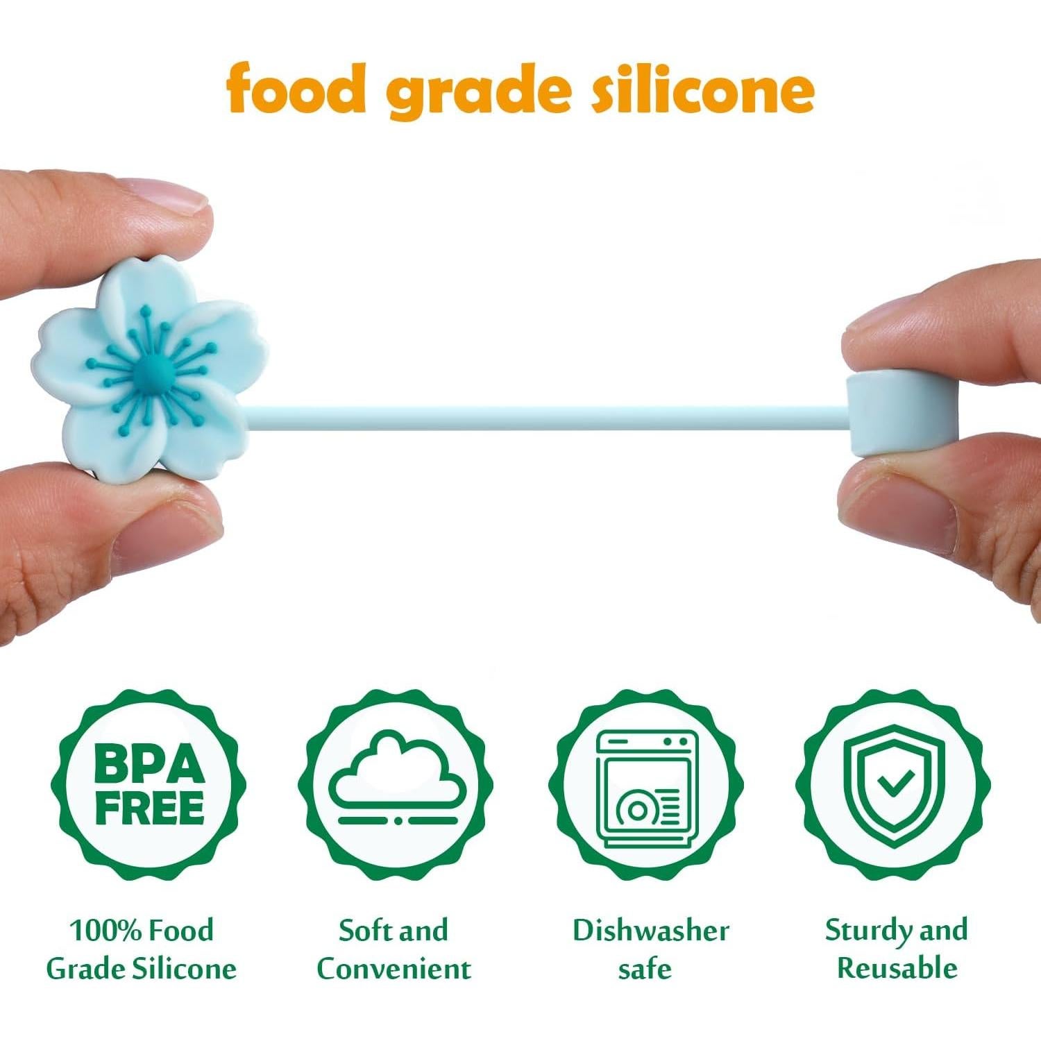 Cubiertas de Pajitas GLAMFIELDS para Vaso Stanley 20-40 oz - 5 Pcs