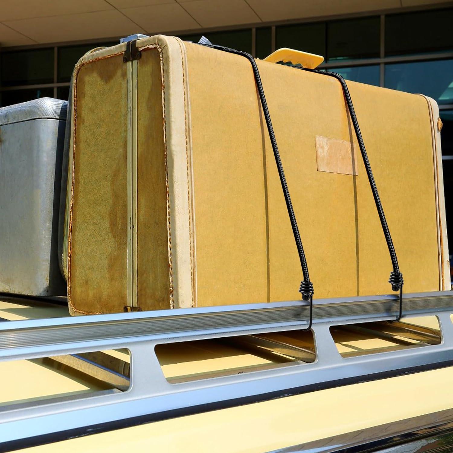 Cuerdas elásticas Kinzomor 30 cm con ganchos - Paquete de 10