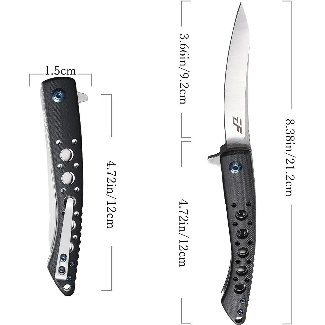 Cuchillo Plegable Eafengrow EF943 Acero D2 Mango G10 21.2 cm