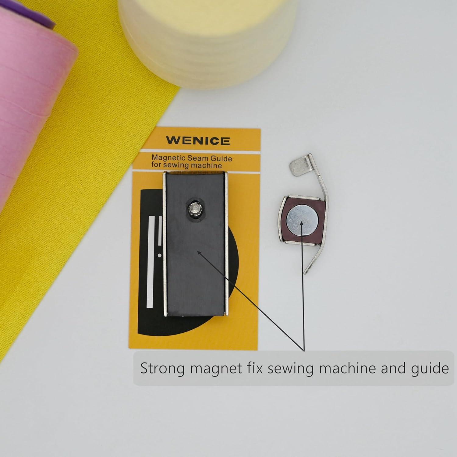 Guía de Costura Magnética WENICE 2 Pcs para Máquina de Coser