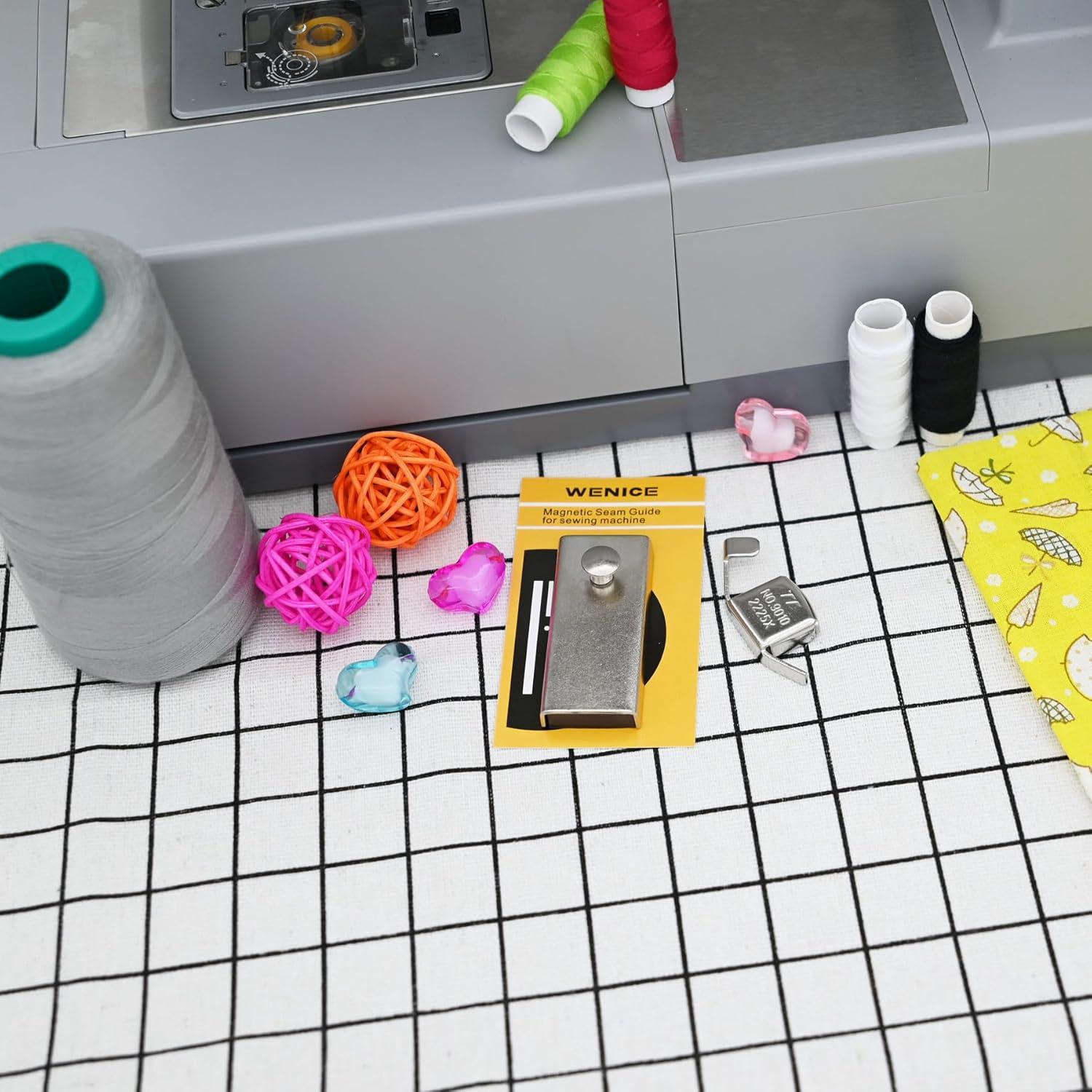 Guía de Costura Magnética WENICE 2 Pcs para Máquina de Coser