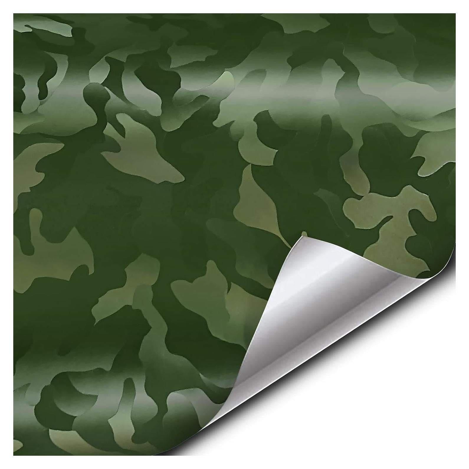 Vinilo Camuflaje Verde Militar VViViD 30.48x152.4cm