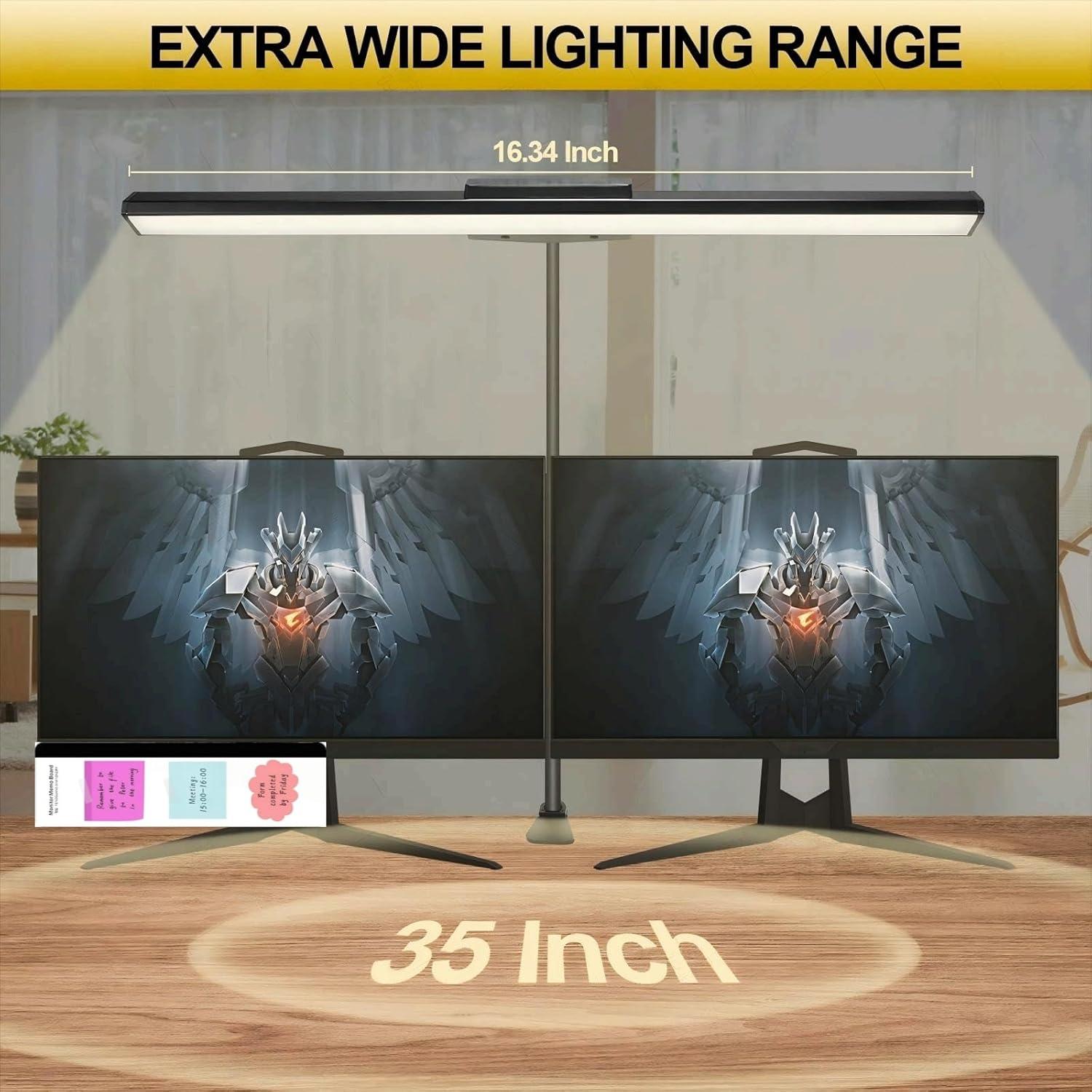 Lámpara de Escritorio LED LITREN 40 cm con 3 Modos y 10 Brillos