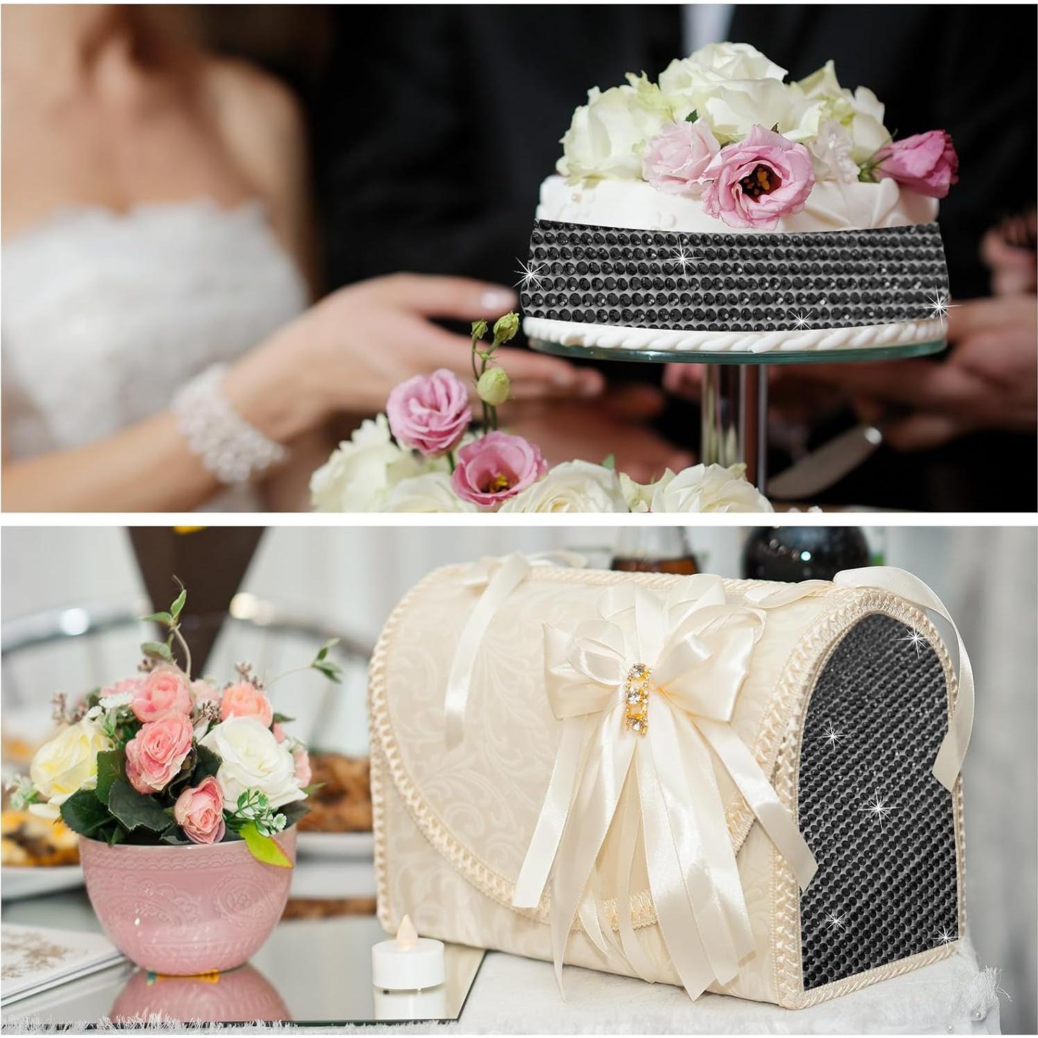 Hoja de Cristales Brillantes Autoadhesiva MECCANIXITY 100x20cm Negro